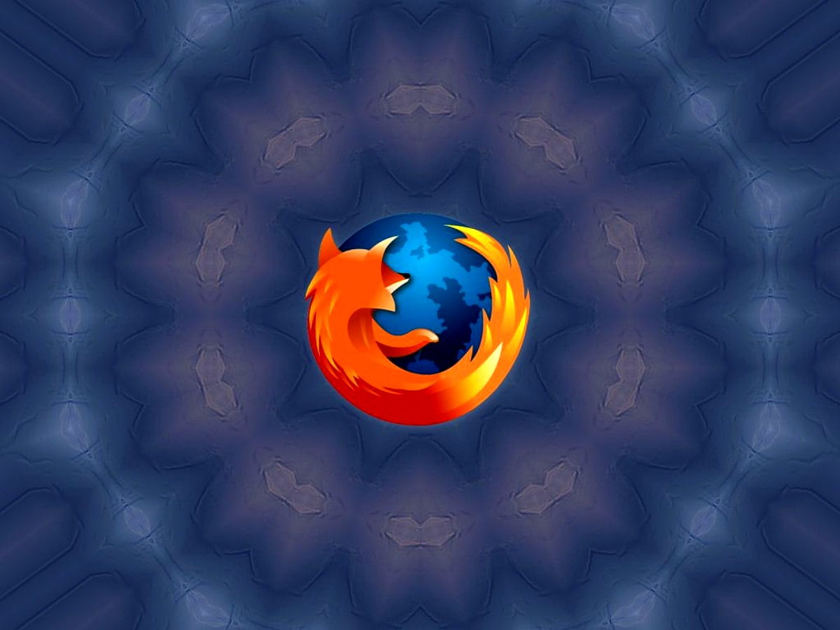 Firefox, orange, tecknade serier, elektriska blå, logotyp - bakgrundsbild (1600x1200)