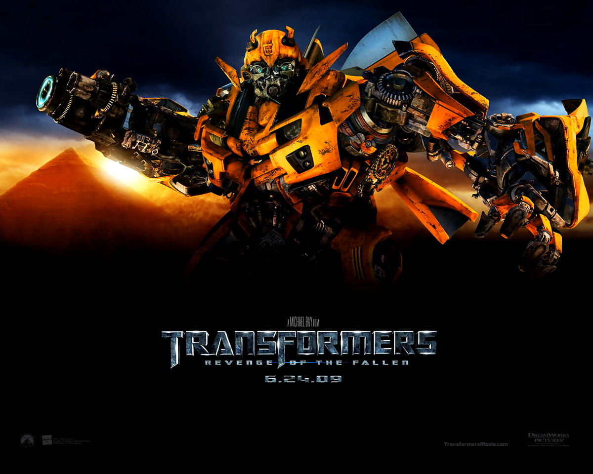 Bakgrundsbild — mecha, robot, motorcykel, PC-spel, teknologi (scen från film "Transformers")