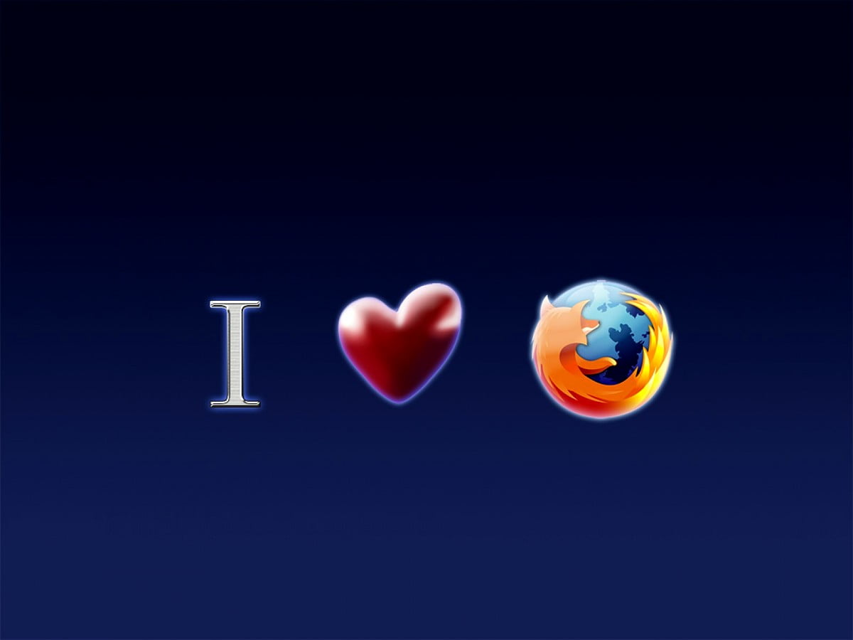 Skrivbordsbild / Firefox, hjärta, kärlek, logotyp, flygplan