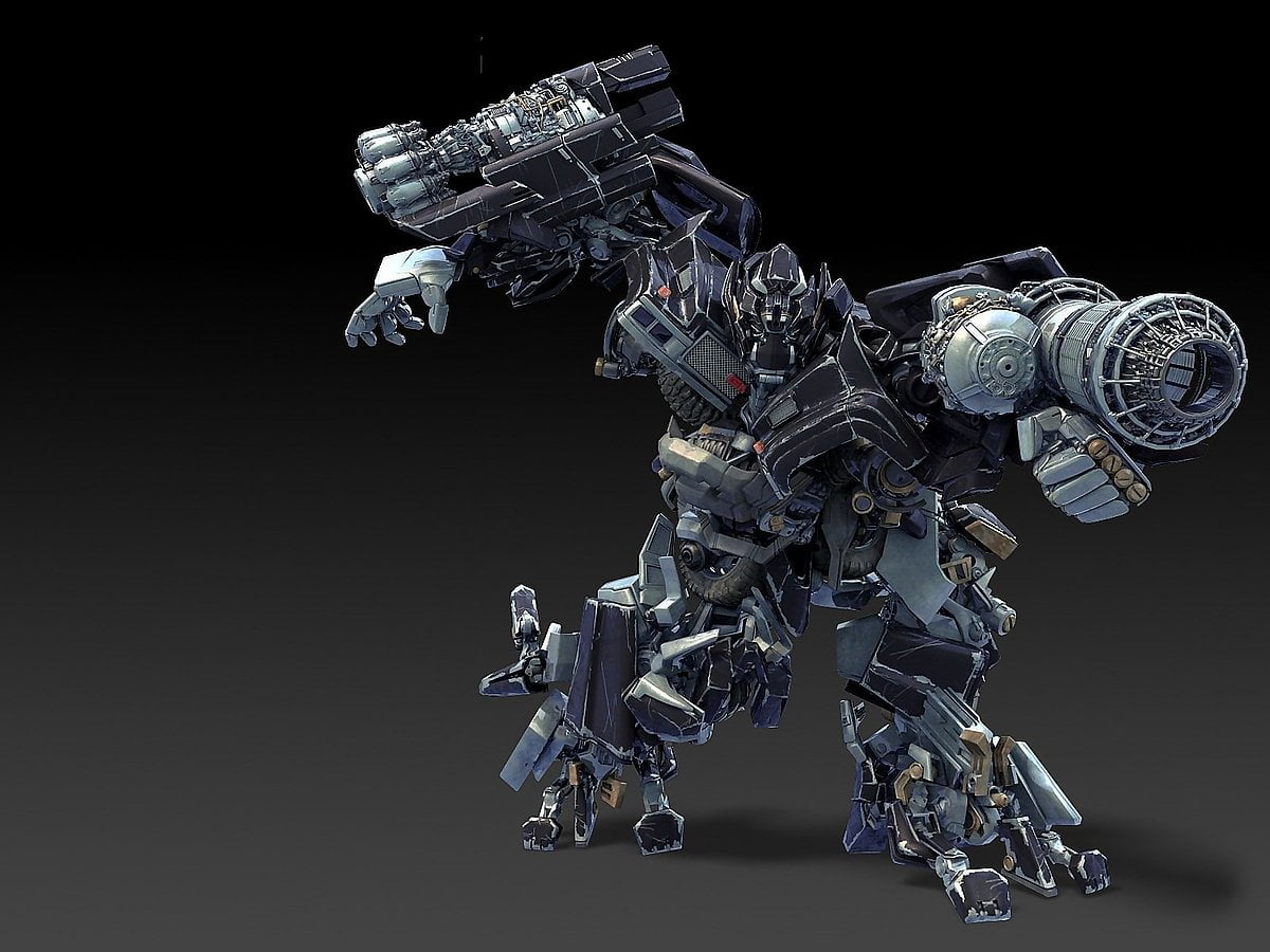 Mecha, motorcykel, tecknade serier, leksak, robot (scen från film "Transformers") : HD bakgrundsbild