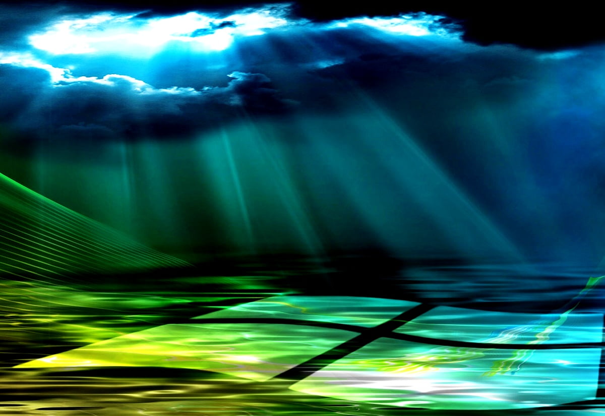 Windows Vista, natur, blå, ljus, aqua - bakgrundsbild