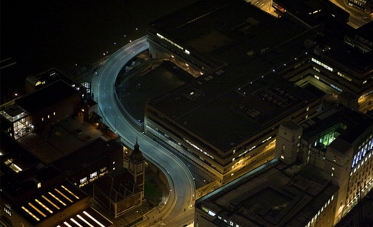 London på natten, stad, Flygfotografering, metropol, natt - gratis bakgrundsbild