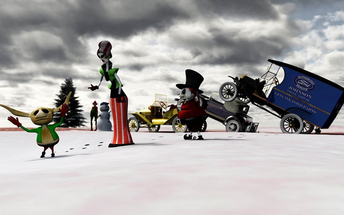 Ritning, tecknade serier, snö, Snowboard, vintern / gratis bakgrundsbilder (1600x1000)